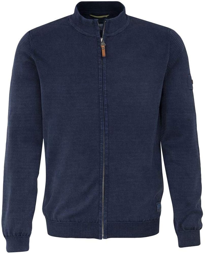 camel active Men's Stand Up Jacket GMD Cardigan Amazon.co.uk Clothing