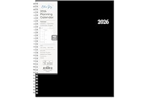 Blue Sky 2026 Weekly and Monthly Planner Calendar, Includes January 2026 - December 2026, 8.5" x 11", Flexible Cover, Wirebound, Laminated Tabs, Storage Pocket, Enterprise