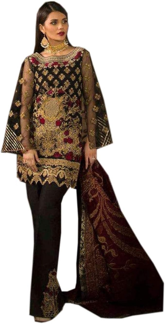 black dress pakistani salwar kameez