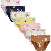benetia Girls' Soft Cotton Underwear Little Kids ' Assorted Panties (Pack of 6)