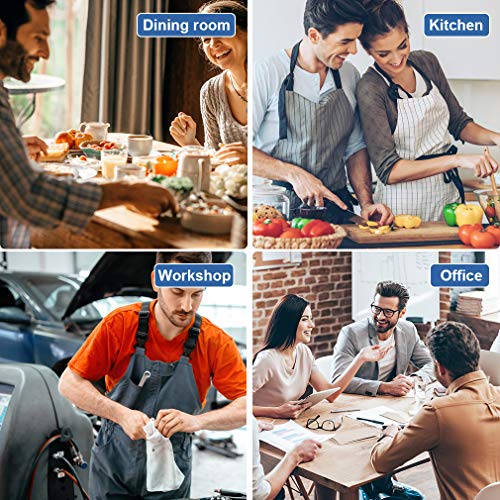 image for FDW Heavy Duty Utility Cart Wire 3 Tier Rolling Cart Organizer NSF Ki