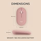 Logitech Pebble Mouse 2 M350s Rose Bluetooth Wireless 3-Device Easy-Switch view 9