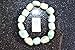 Zenergy Gems CHARGED Amazonite Crystal Bracelet Tumble Polished Stretchy + Selenite Heart Charging Crystal Included (Empowering Courage & Truth - Move Beyond Fear HEALING ENERGY)