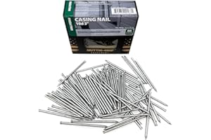 OHIY Huttig-Grip Finish Trim Series Casing Nail 3 inches 10d for Window and Door Frame Assembly HGN10OGCAS1 Outdoor Galvanized, 1 lb Pack of 82 Nails