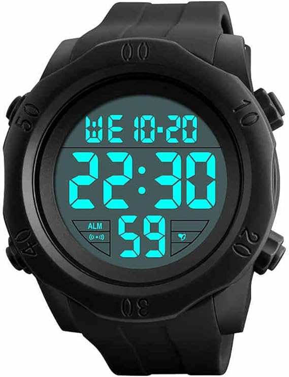 Amazon R Timer アールタイマー 腕時計 メンズ デジタル 防水 多機能 スポーツウォッチ Led 時計 ストップウォッチ アラーム機能 12 24時刻切替え 日付表示 ブラック メンズ腕時計 腕時計 通販 Amazon R Timer アールタイマー 腕時計 メンズ デジタル 防水 多機能 スポーツウォッチ Led 時計 ストップウォッチ アラーム機能 12 24時刻切替え 日付表示 ブラック メンズ腕時計 腕時計 通販