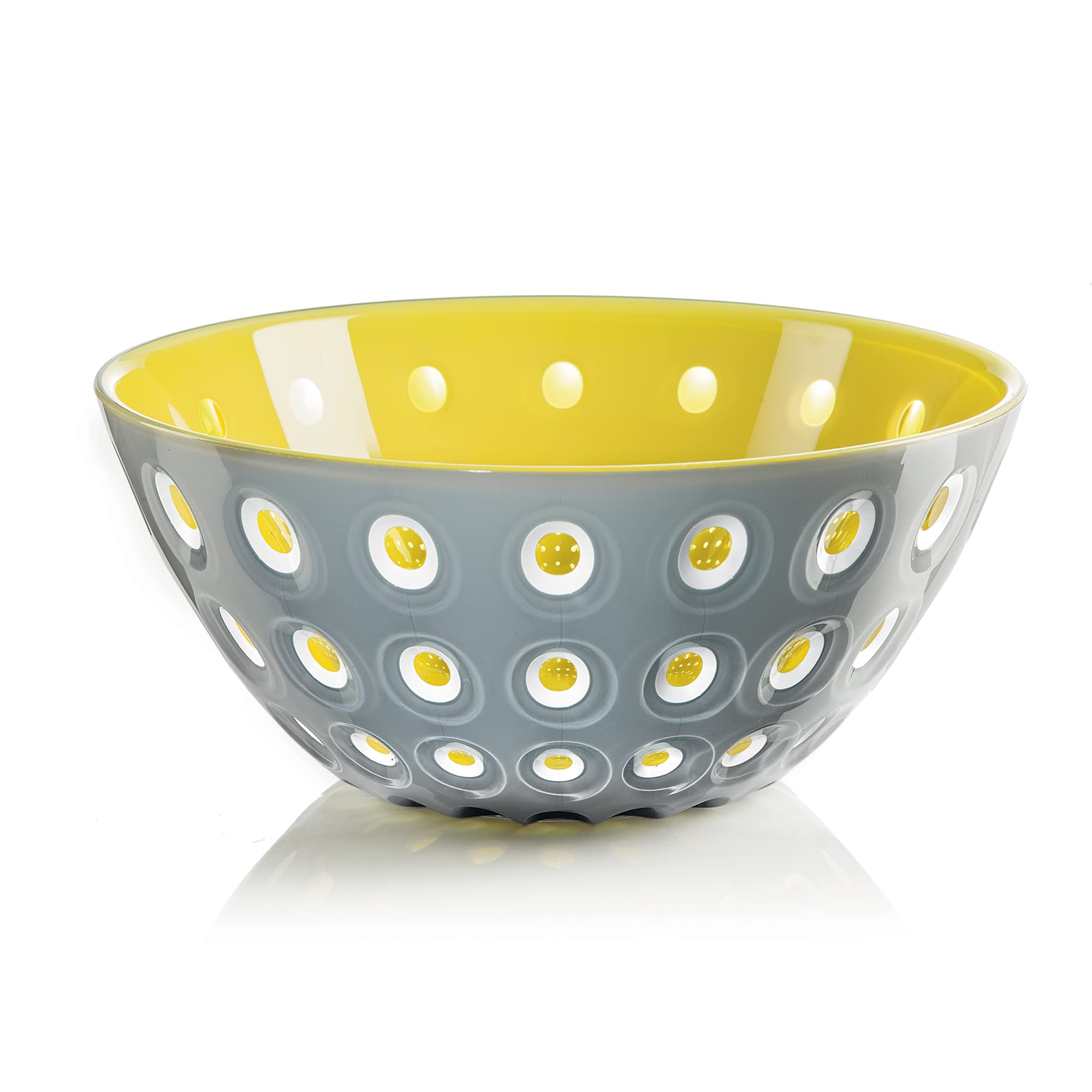 Guzzini Bowls, Grey/Yellow, One Size