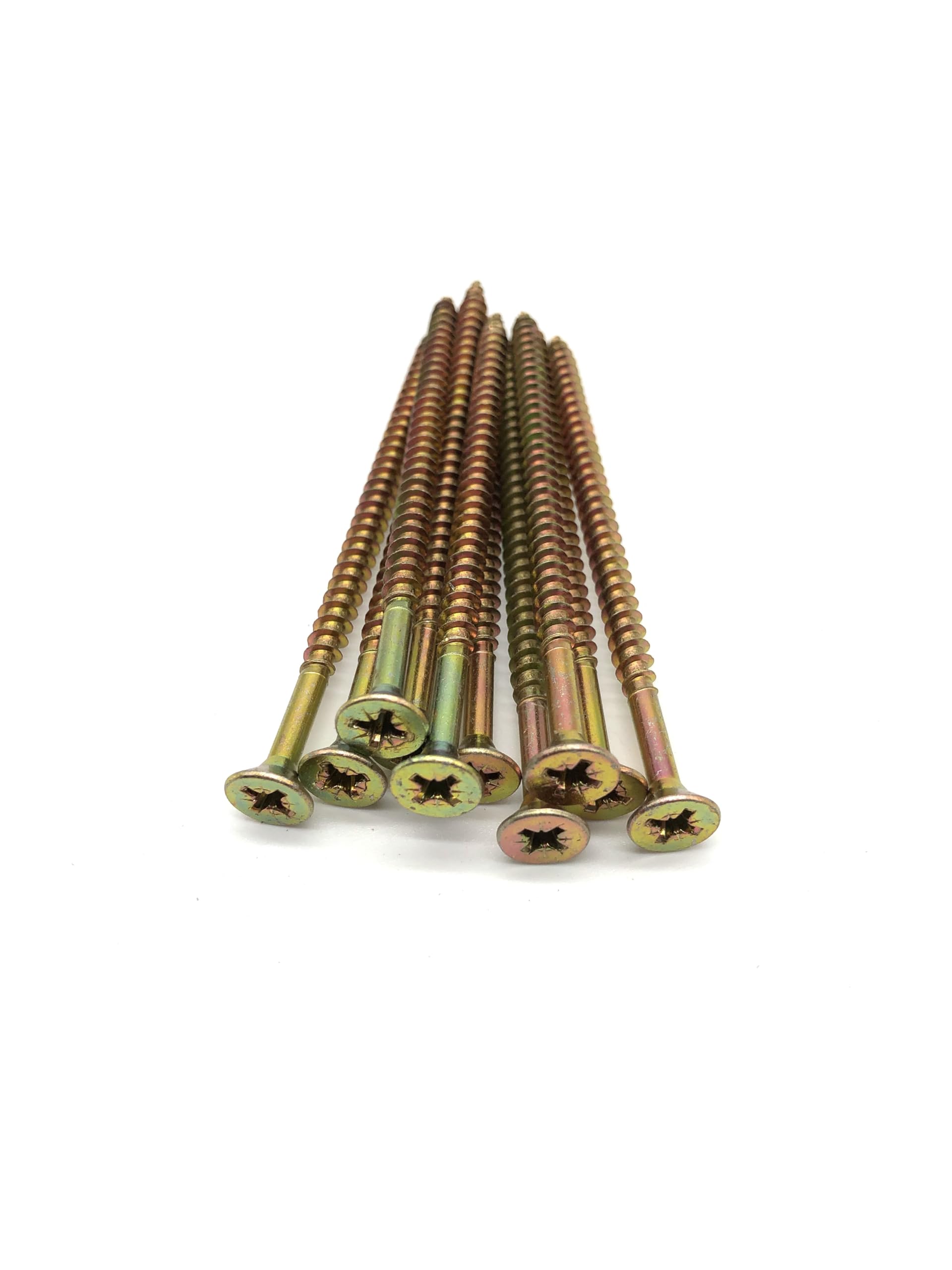 100 Pcs Box of Wood Screws 5mm x 90mm Double Countersunk Premium Easy Drive Woodscrews