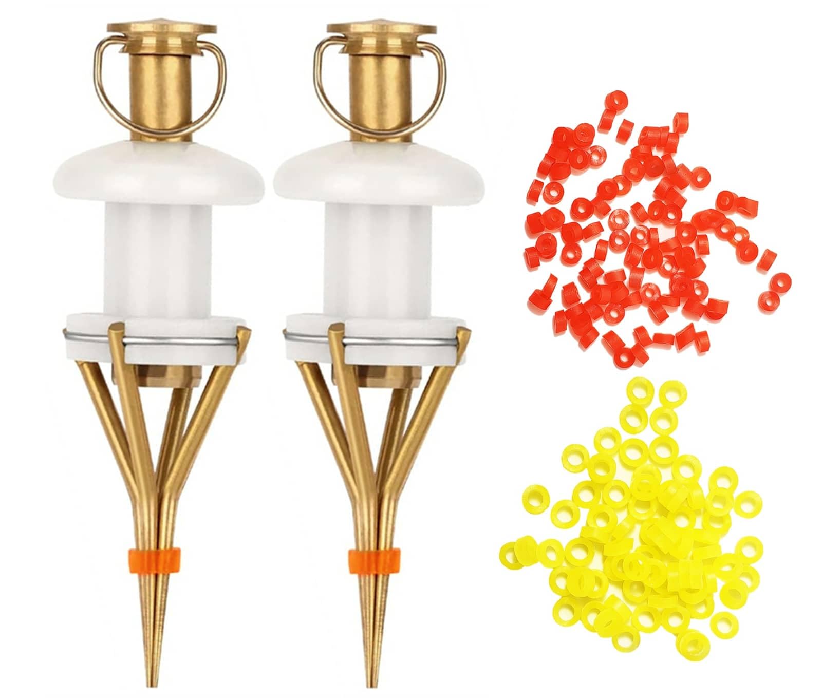 Milepetus Carp Fishing Pellet Bander Tool: Micro Bait Banding Tool With 400pcs pellet Bands