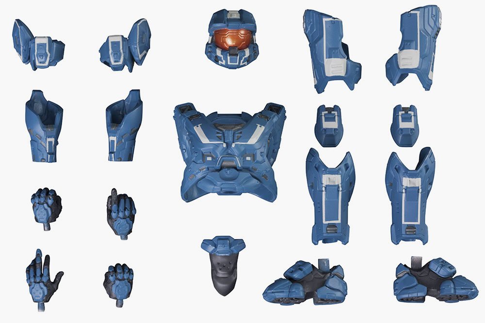 Blue Mark VI Armor for Master Chief (Halo) Kotobukiya ArtFX+ Statue