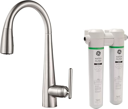 Pfister Gt529 Fls Lita Xtract All In One Pull Down Kitchen Faucet