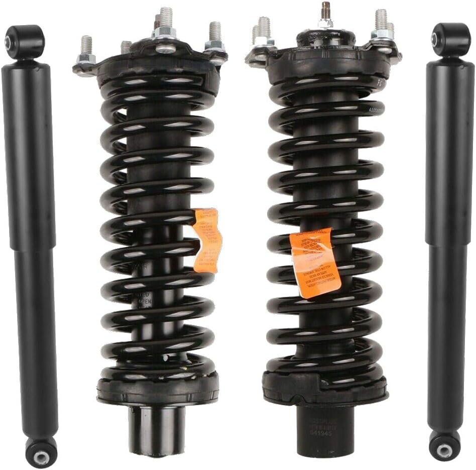 MOSTPLUS 4 Set Rear and Front Quick Complete Struts Shocks