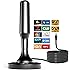 HIDB TV Antenna for Smart TV Indoor, Digital Indoor TV Antenna for Local Channels with Strong Magnetic Base, Easy Installatio