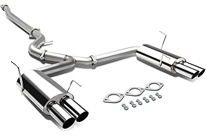 DNA MOTORING CBE-WRX15-D Stainless Steel Cat Back Exhaust System [Compatible with 15-17 Subaru WRX & STI Sedan]