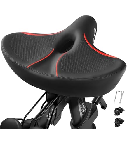 Bike Seats Super Max Bike Seat, Comfortable Bicycle Saddle Extra