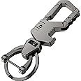 Mtverver Heavy Duty Keychain Opener with 2 Keyrings Car Keychains, Multifunctional Toolbox for Men and Women Car Keychains