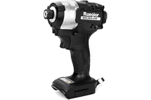 Rueqior Cordless Impact Driver 1/4 inch for DeWalt 20v Battery, Brushless Driver 220Ft-lbs(300N.m), 3-Speed Lightweight Power Impact Drivers with LED Light(Tool Only)