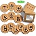 12 Pc Chinese Zodiac Drink Coaster Set Tiger |Housewarming Gift for Men Women Mom Dad Family | Astrology Horoscope Coasters | Cork Coasters+Holder+Bottle Opener | Fun Bar Party Home