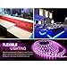 Litake LED Strip Lights RF Remote,16.4ft Ribbon LED Light Strips, Waterproof Rope Lights 300 LED SMD 5050 LED Tape Lights for Bedroom Parties Game Room Christmas Decor