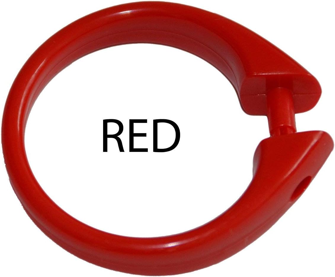 Amazon Com Set Of 12 Easy To Use Plastic Snap On Shower Curtain