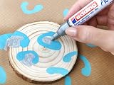 edding 5100 Acrylic Marker Medium White Waterproof 2-3mm Tip view 7