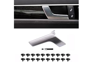 WODOFO GDR Matte Silver Interior Door Handle Repair Kit Inner Left Front or Inside Rear Driver Side Replacement for W204 X204