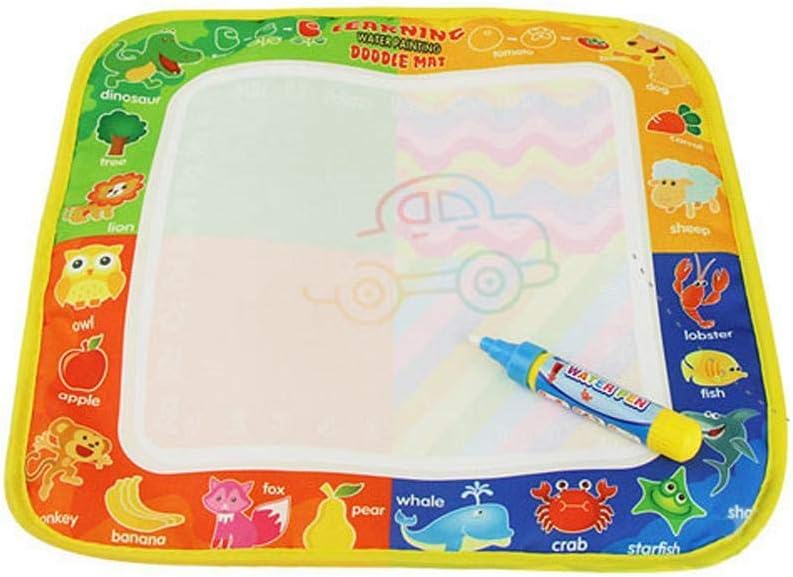 Water Doodle Mat-Kids Painting Writing Doodle Mat Toy Water Drawing Mat for Kids Magic Water Drawing Canvas-Educational Toy Gift for Toddlers Boys Girls