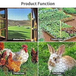 Chicken Wire 15.7 in x 590.5 in Poultry Wire