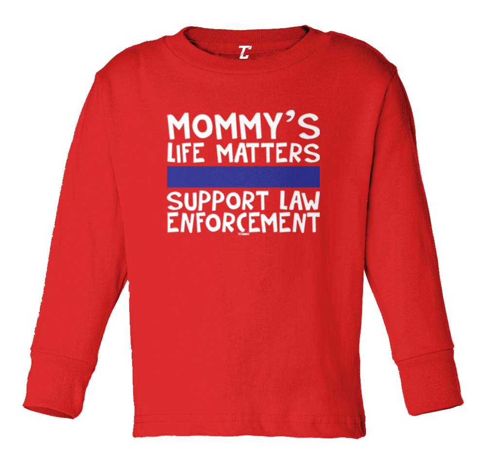Mommy's Life Matters Pro Cop Police T Shirt