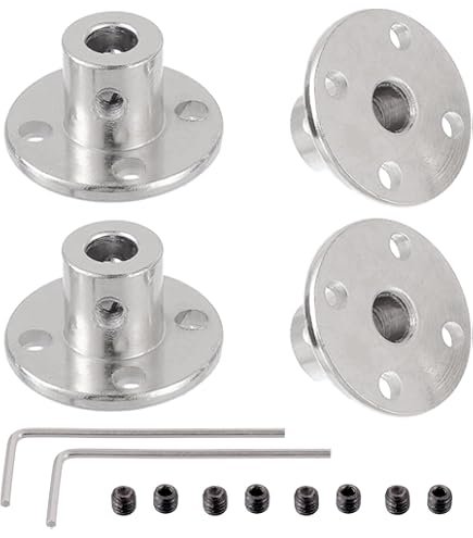 Uxcell 6mm Inner Dia H15D15 Rigid Flange Coupling Motor Guide - View #9