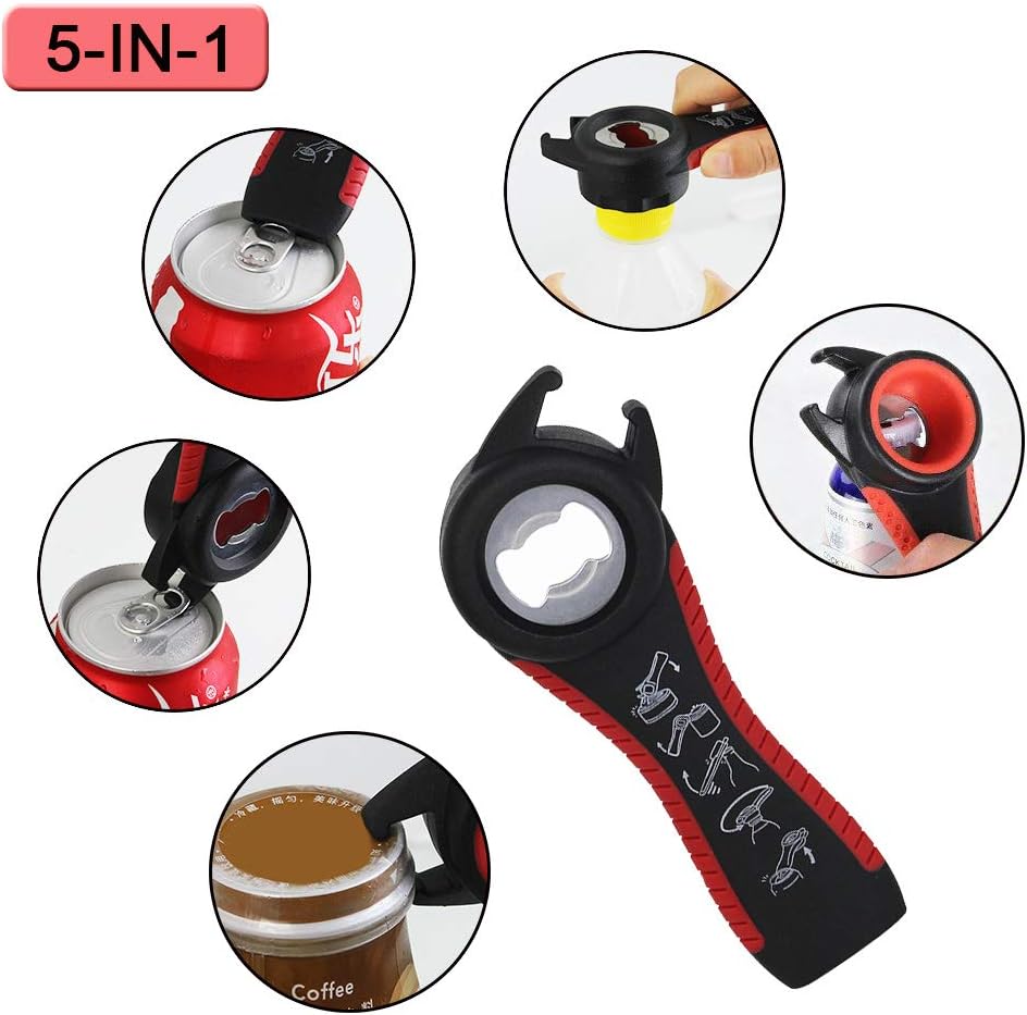 CODIRATO 3 Packs Jar Opener Rubber Bottle Opener with Silicone Jar