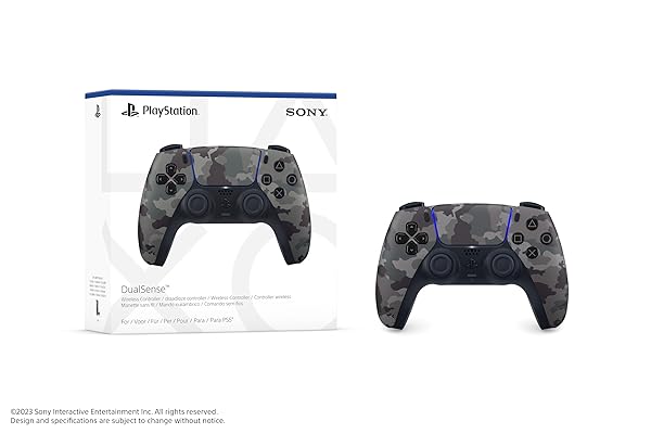 PLAYSTATION DUALSENSE™ WIRELESS CONTROLLER – GRAY CAMOUFLAGE – FOR PS5, PC, MAC & MOBILE