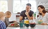 Greentainer Unbreakable Lightweight Dinnerware Set Service for 4 Grey view 8