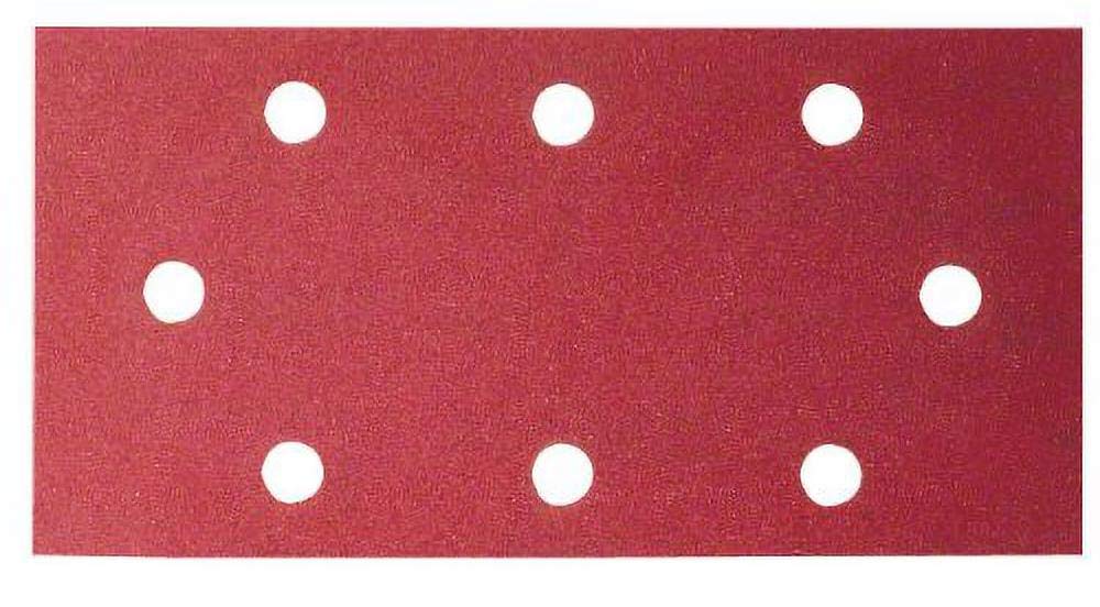 Bosch 2609256B06 Sanding Sheets for AEG and Black + Decker Orbital Sanders 93 x 230 cm Number of Holes 8 Grit Size 240 Pack of 10