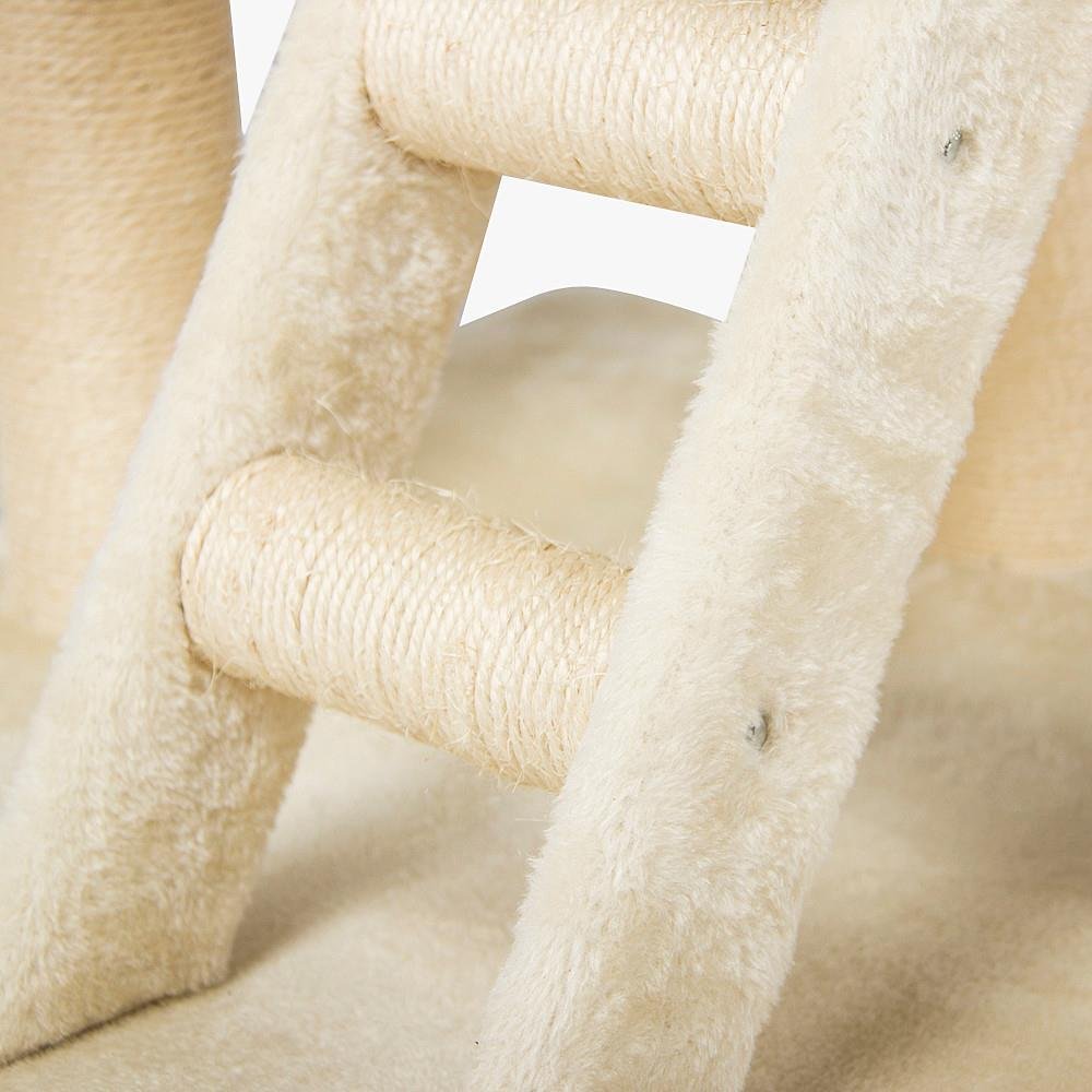 Yaheetech Huge Cat Tree Furniture Adjustable Height 92-106inch Beige