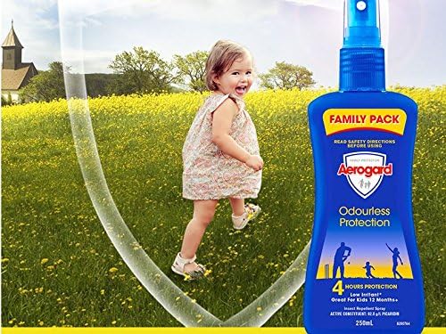 Apple and tea@Aerogard Odourless Protection Spray Insect Repellant 250ml home pack