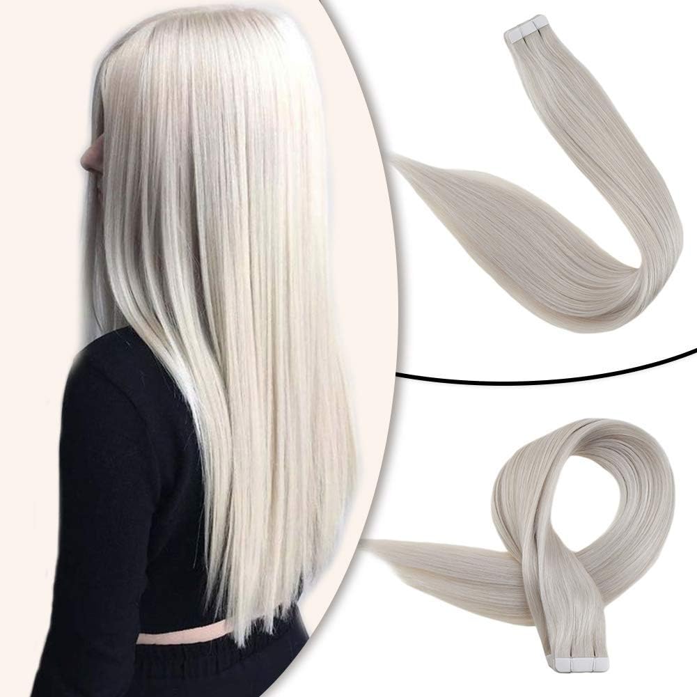 RUNATUREInvisible Wire Hair Extnsions Real Human Hair 16 Inch Brown Hair Extensions One Piece Clip in Secret Wire Hair Extensions Dark Brown Fish Line Extensions Full Head 80g