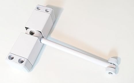 Automatik Türschließer Federschließer in weiß Türfeder weiß