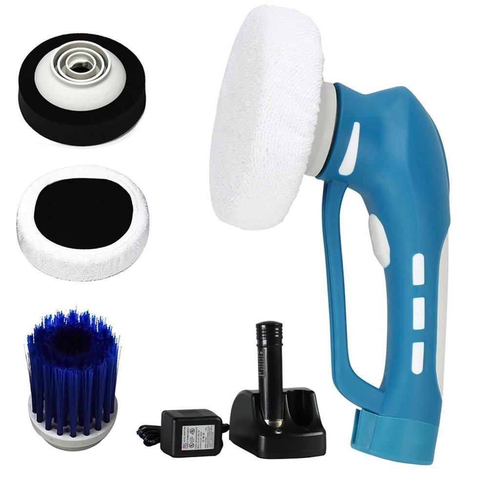 Car Polishing, Mini Cordless Car Polisher Buffer Handheld Electric Car