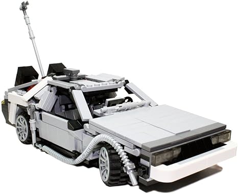 delorean back to the future lego