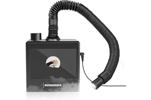 RUNWUSHENG Reptile humidifier with a vacuum hose, self-priming pump Low noise, Reptile Fogger for amphibian/tank with terrarium and enclosure，Prepare a large container without frequent water addition