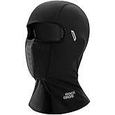 ROCKBROS Balaclava for Summer, Coolmax Balaclava Face Mask Men, Head Mask Under Helmet Wear, Cooling Neck Gaiter Sun Protection for Men Women, Breathable Face Cover for Cycling, Fishing, Hiking Black