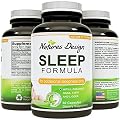 Natural and Effective Sleep Formula - Contains Pure Melatonin Sleep Enhancers, Potent and Safe Magnesium, and GABA (gamma-Aminobutyric Acid) Relaxants - Fall Asleep Fast and Stay Asleep with Our Unique Blend of Proven Natural Sleeping Aids - No Harsh Side