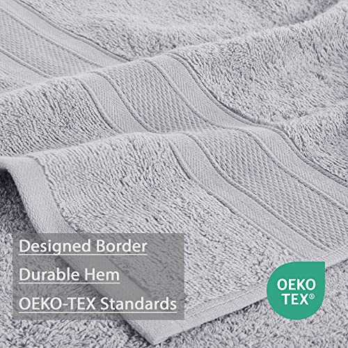 TRIDENT 6 Piece Bath Towel Set for Bathroom 2 Large Bath Towel, 2