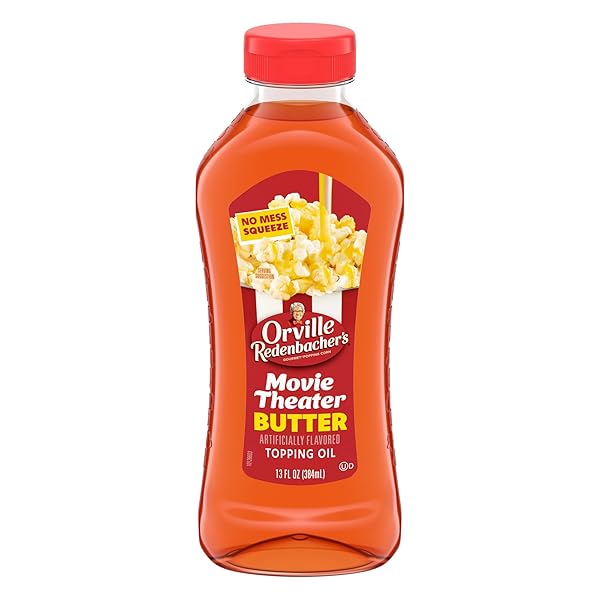 ORVILLE REDENBACHER’S MOVIE THEATER BUTTER FLAVORED TOPPING OIL,...