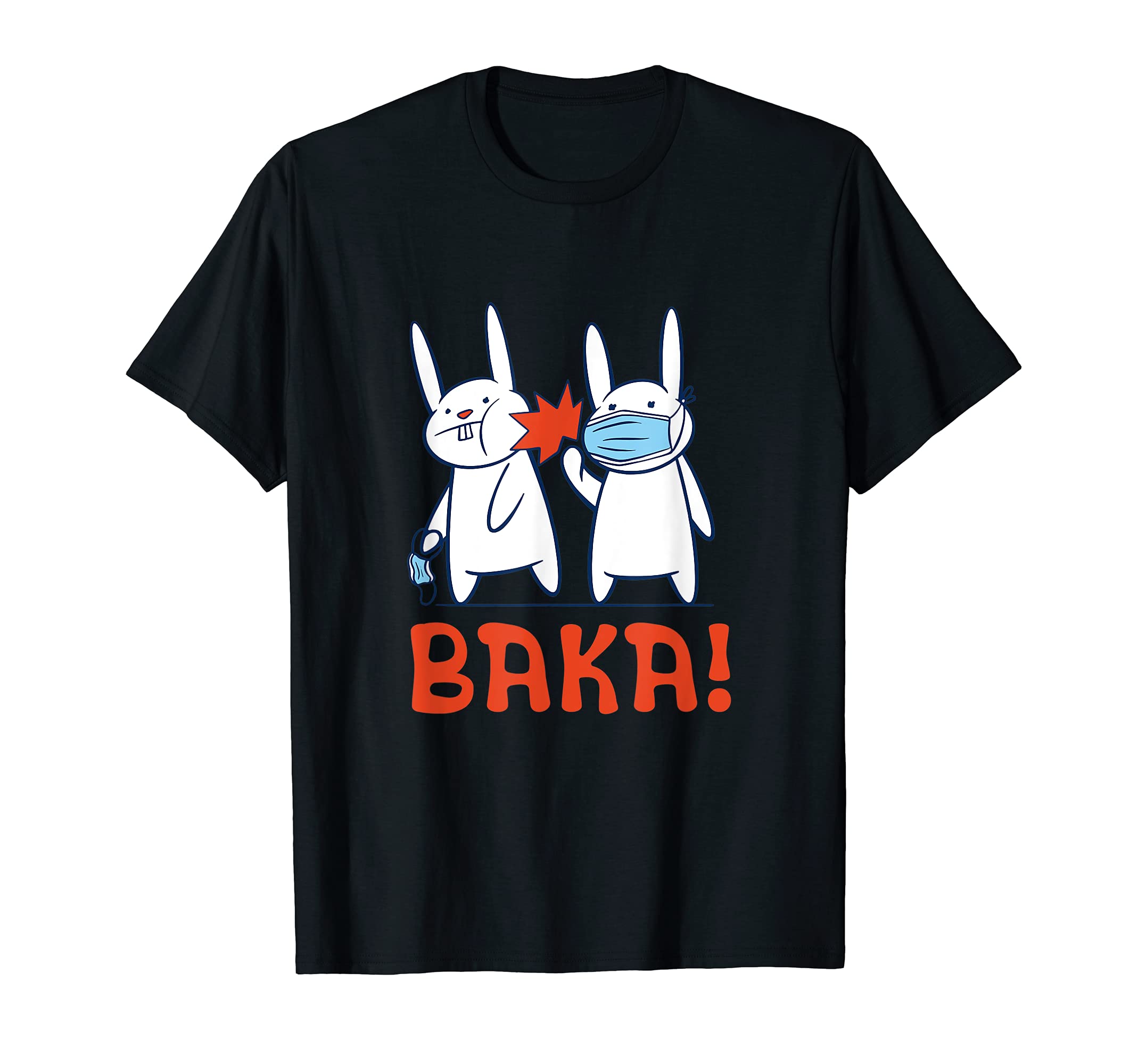 Baka Rabbit Slap Face Mask - Baka Japanese T-Shirt