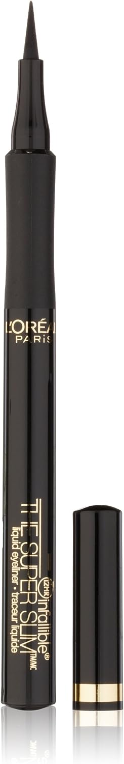 L'Oreal Paris The Super Slim Eyeliner by Infallible, 0.034 Oz