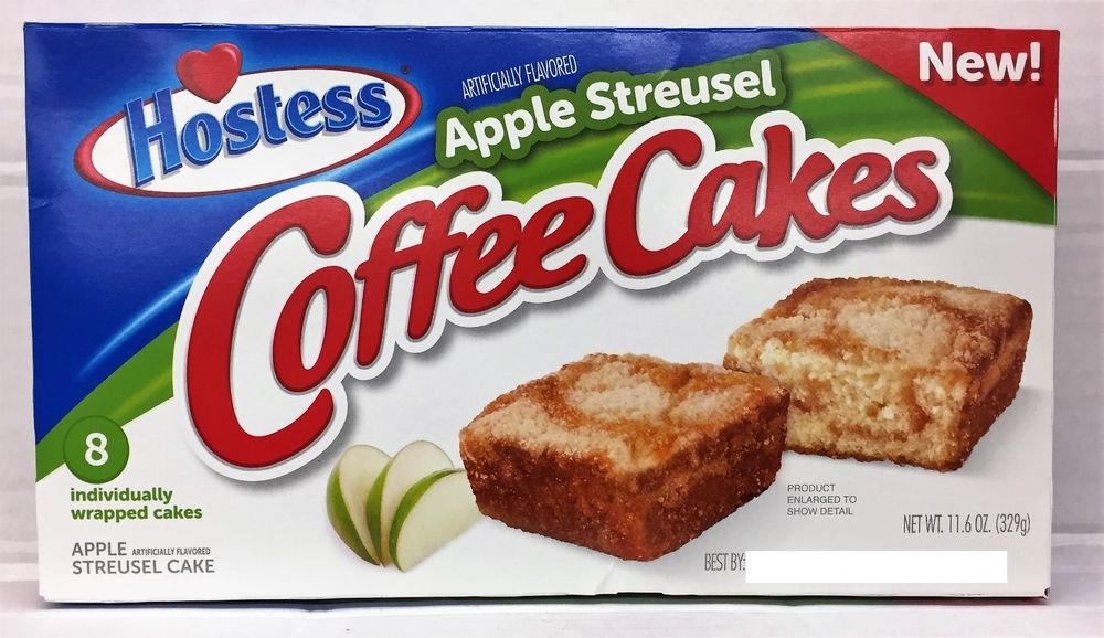 Hostess Coffee Cakes Cinnamon Streusel 8 pieces/1pack Grocery & Gourmet Food