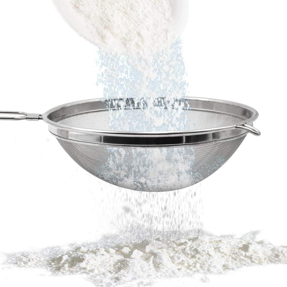 Compra M.Z.A Colador de malla fina de acero inoxidable tamiz de cocina