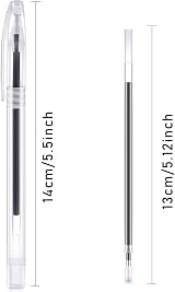 Zngou 6 Colors Heat Erasable Fabric Pens with 30 Refills for Sewing view 2