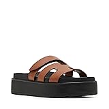 Steve Madden Women's Bigmayven Wedge Sandal, Cognac
